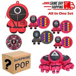 Squid Game Special Pop it Fidget Sensory Toys